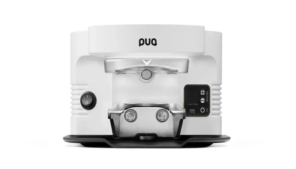 PUQ Press M3 Integrated Tamper for Mahlkonig E65S (White)