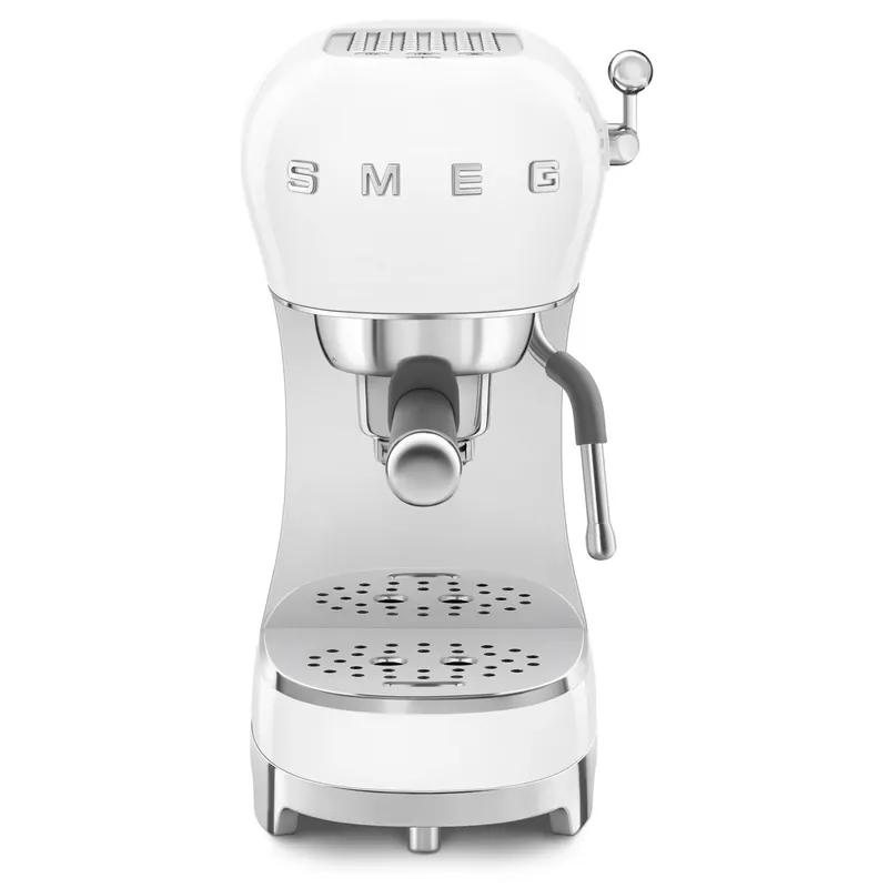 Smeg Retro-Style Espresso Maker ECF02WHUS (White)