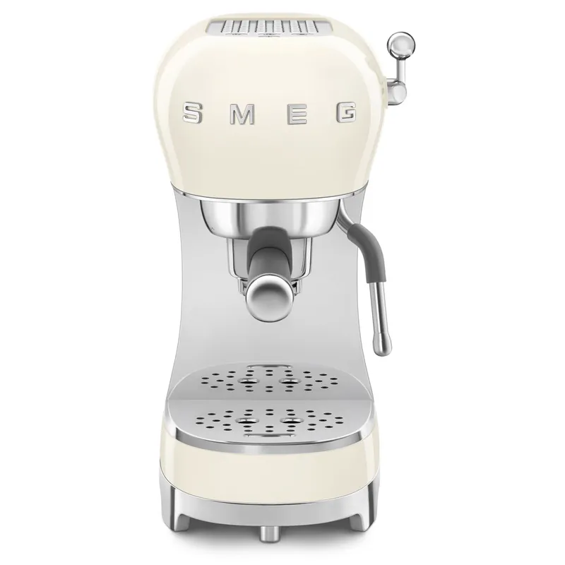 Smeg Retro-Style Espresso Maker ECF02CRUS (Cream)