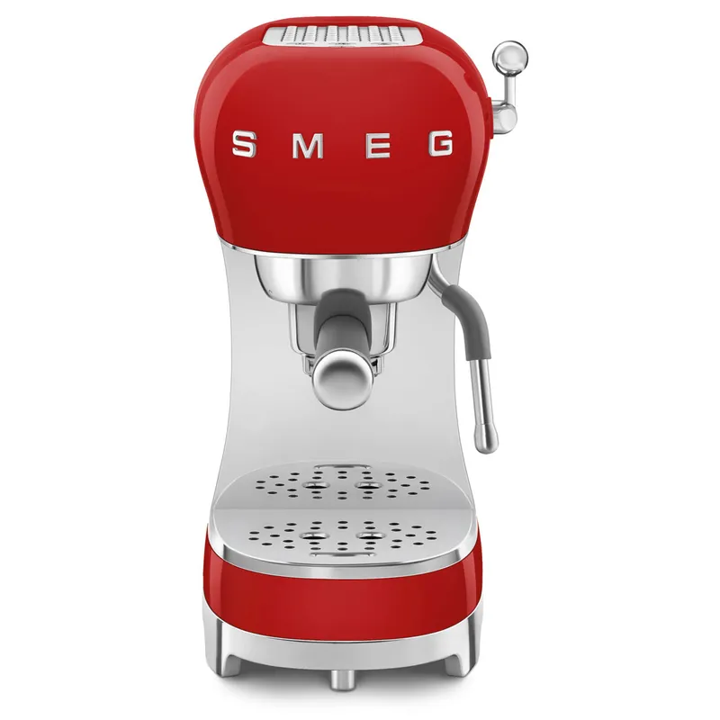Smeg Retro-Style Espresso Maker ECF02RDUS (Red)