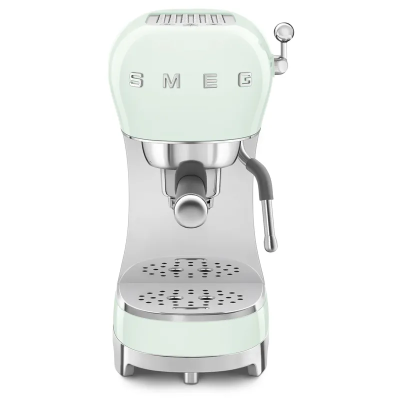 Smeg Retro-Style Espresso Maker ECF02PGUS (Pastel Green)
