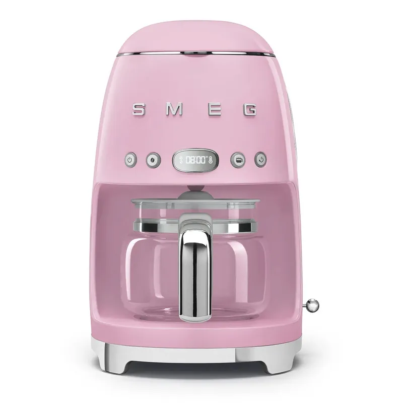 Smeg 50s Retro-Style Drip Coffee Machine DCF02PKUS (Pink)