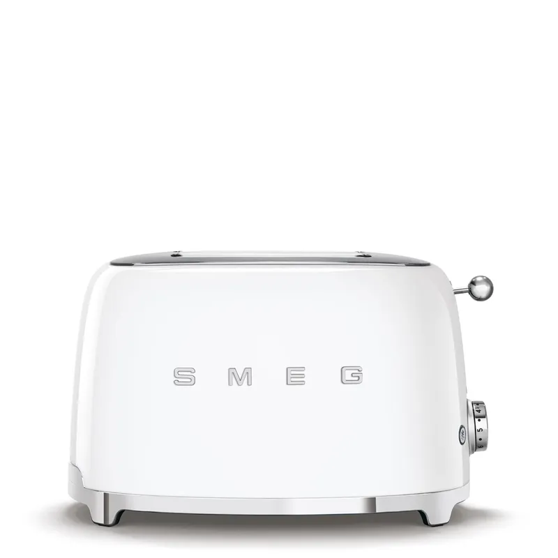 Smeg Retro-Style 2-Slice Toaster TSF01WHUS (White)