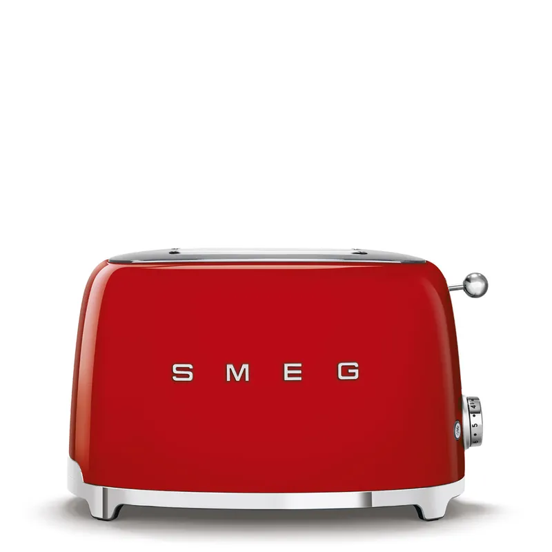 Smeg Retro-Style 2-Slice Toaster TSF01RDUS (Red)