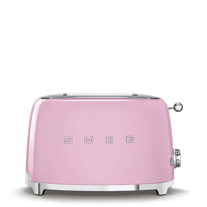 Smeg Retro-Style 2-Slice Toaster TSF01PKUS (Pink)