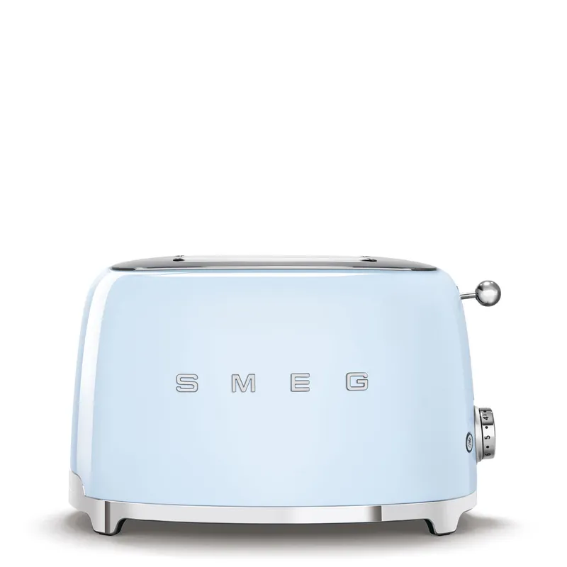 Smeg Retro-Style 2-Slice Toaster TSF01PBUS (Pastel Blue)