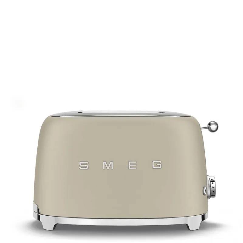 Smeg Retro-Style 2-Slice Toaster TSF01MLMUS (Moon Light Cream)
