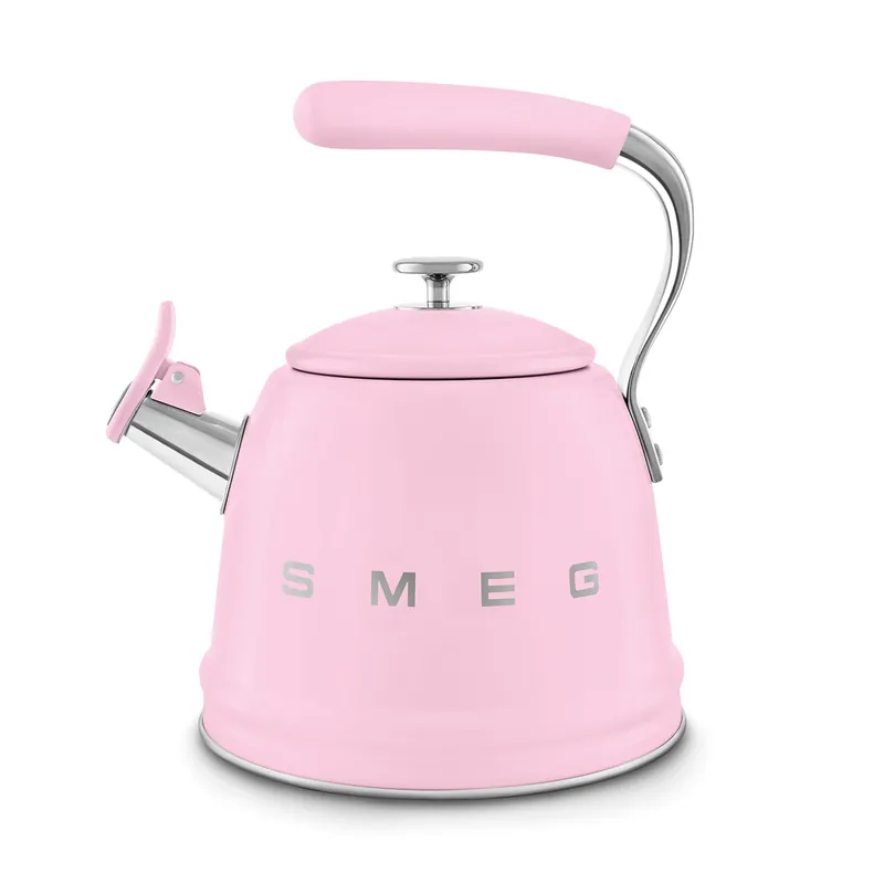 Smeg Retro-Style 2.3L Stove Top Whistling Kettle WKF01PK (Pink)