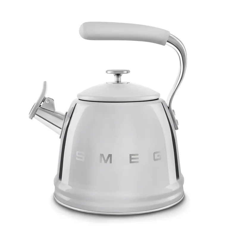 Smeg Retro-Style 2.3L Stove Top Whistling Kettle WKF01SS (Stainless Steel)