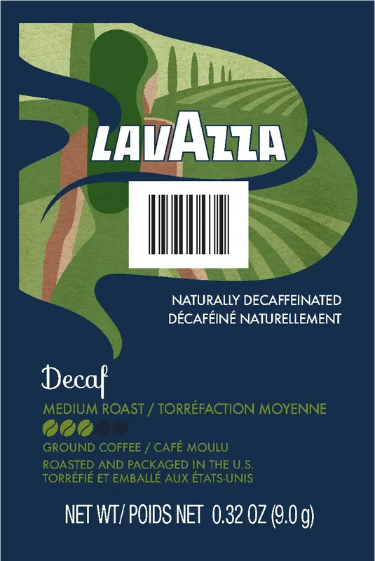 Lavazza Decaf Medium Roast Coffee Freshpacks (Case of 76)