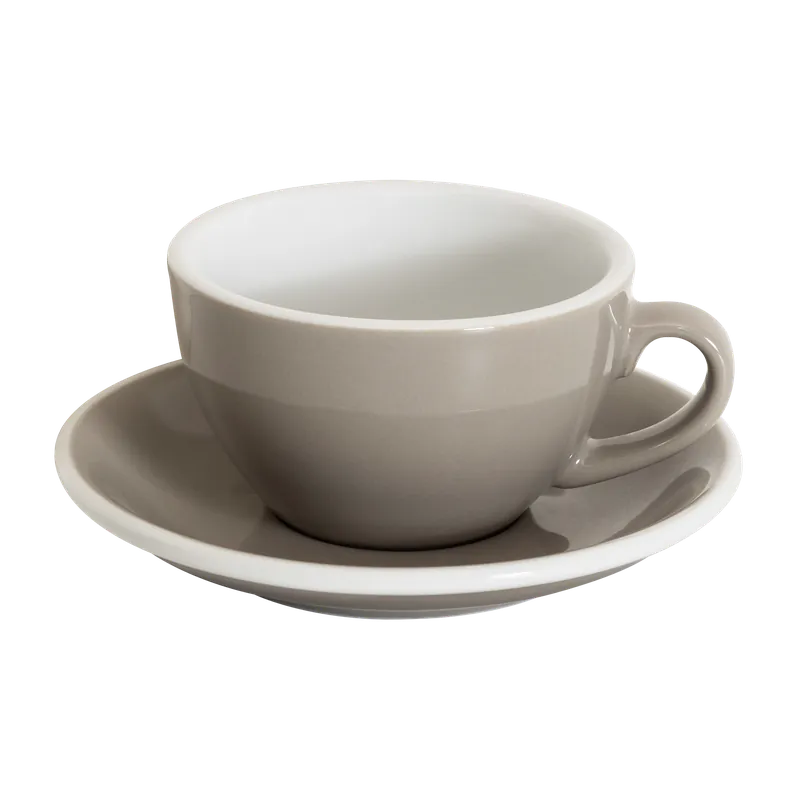 Loveramics Egg 200ml Cappuccino Cup and Saucer (Taupe)