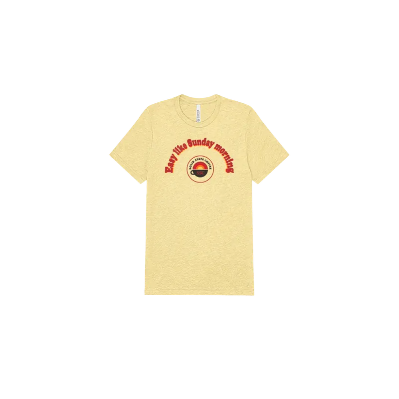 Tee Sunday Morning Yellow