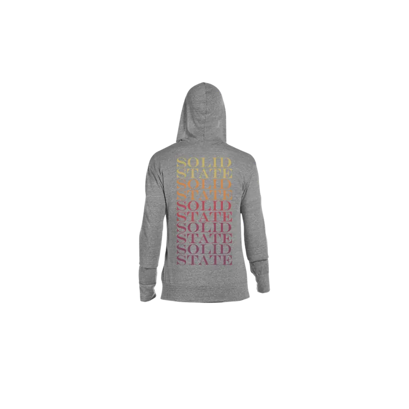 Lightweight Zip Hoodie Heather Grey
