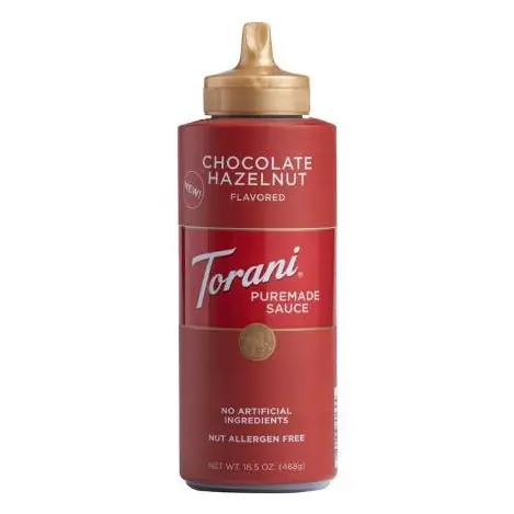 Torani Chocolate Hazelnut Sauce - 16.5oz