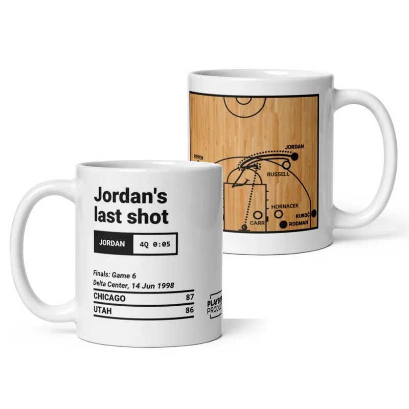 Chicago Bulls Greatest Plays Mug Jordan‘s Last Shot (1998)