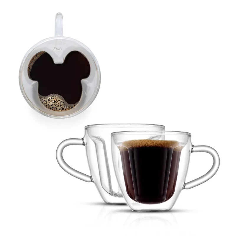 Mickey Mouse Espresso Glasses - Set of 2